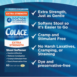 Colace, empaque en caja para viaje para mayor conveniencia.