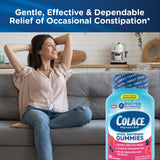 Colace gomitas-uso diario: opción suave para comodidad intestinal diaria.