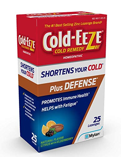 Pastillas en blíster de COLD-EEZE Plus Defense Citrus, liberación de zinc