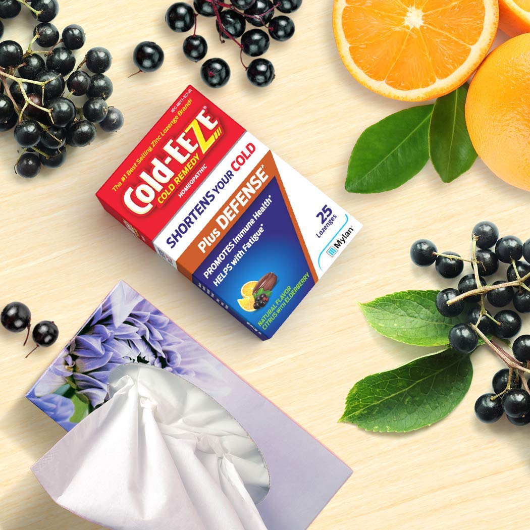 COLD-EEZE Plus Defense Citrus con echinacea para soporte natural