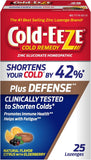 COLD-EEZE Plus Defense Citrus envase, fácil de tomar para apoyo inmunitario