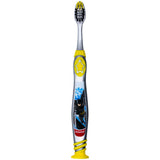 Diseño temático de Batman de Colgate para hacer el cepillado divertido.