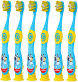 Cepillo Colgate Bluey para niños con cabezal pequeño y alcance fácil