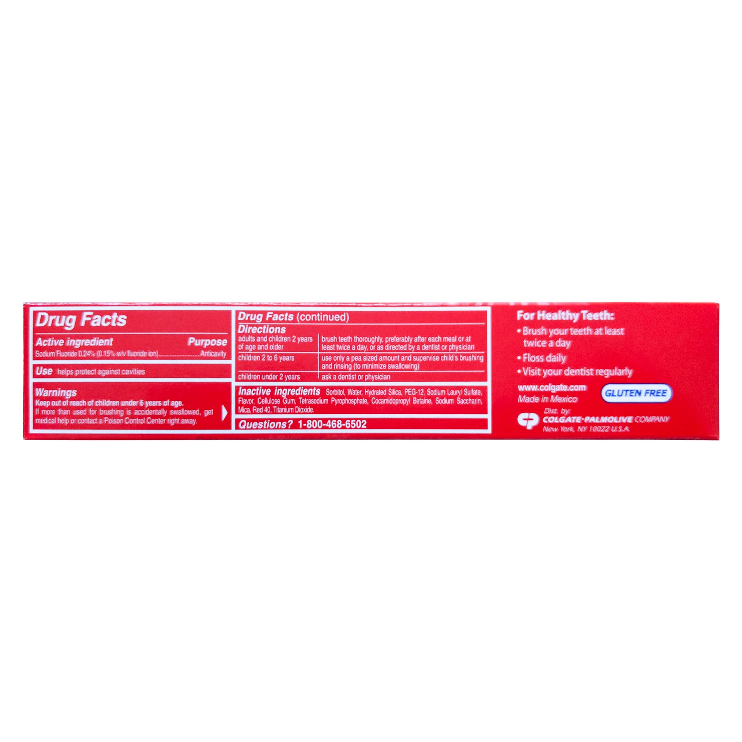 Colgate Cinnamint blanqueamiento-suave: dientes con aspecto más claro.