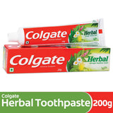 Colgate Herbal Pasta Dental, textura cremosa para una limpieza agradable.