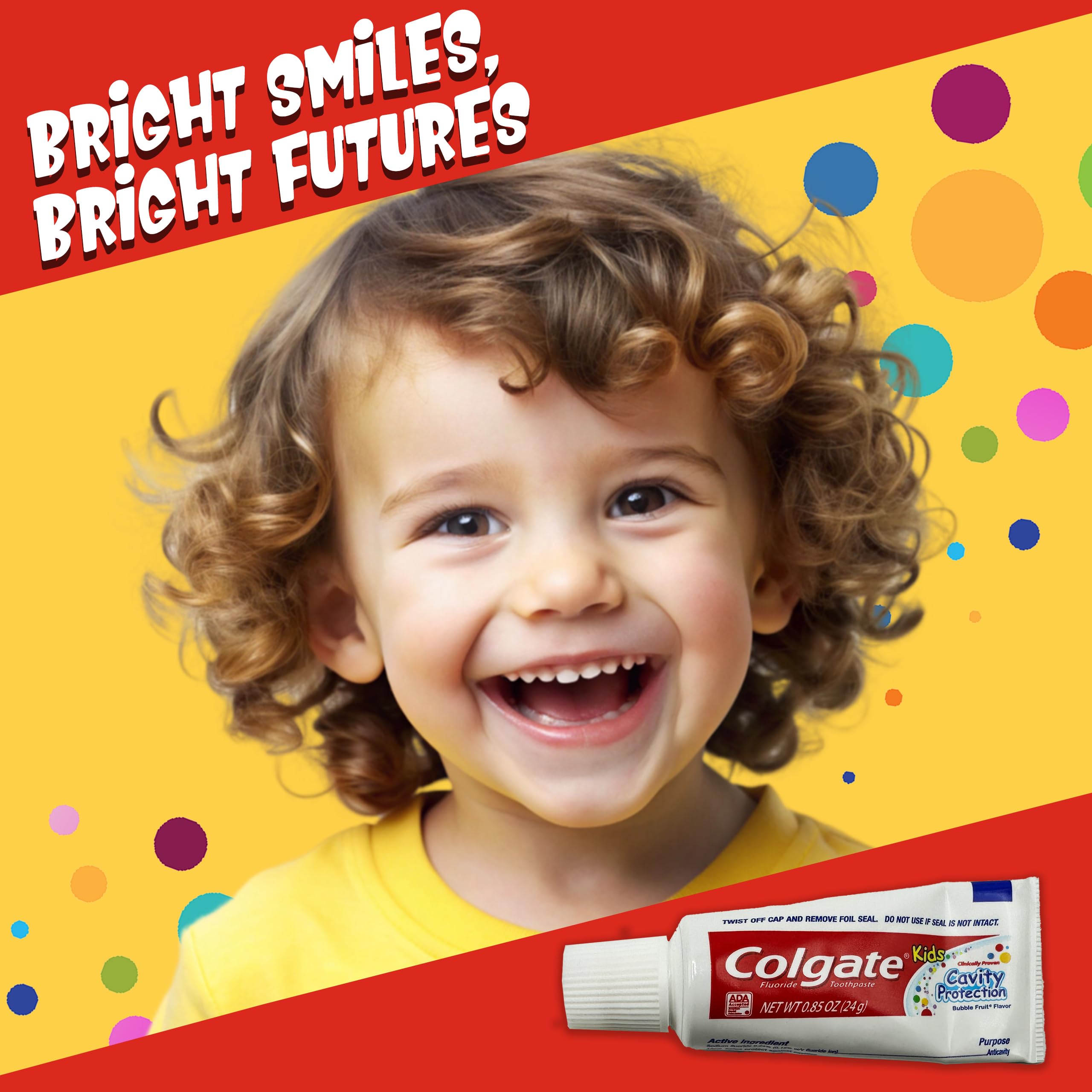 Colgate Kids: niño cepillándose para rutina diaria segura