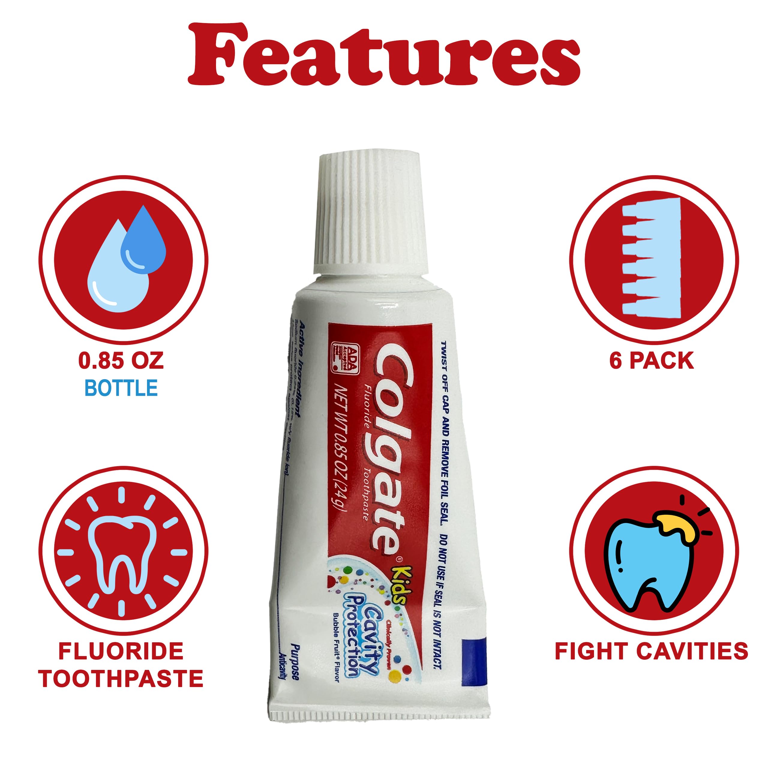 Colgate Kids: tubo 0.85 oz ideal para viaje y casa