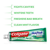 Colgate Max Fresh en empaque de dos unidades para conveniencia diaria.