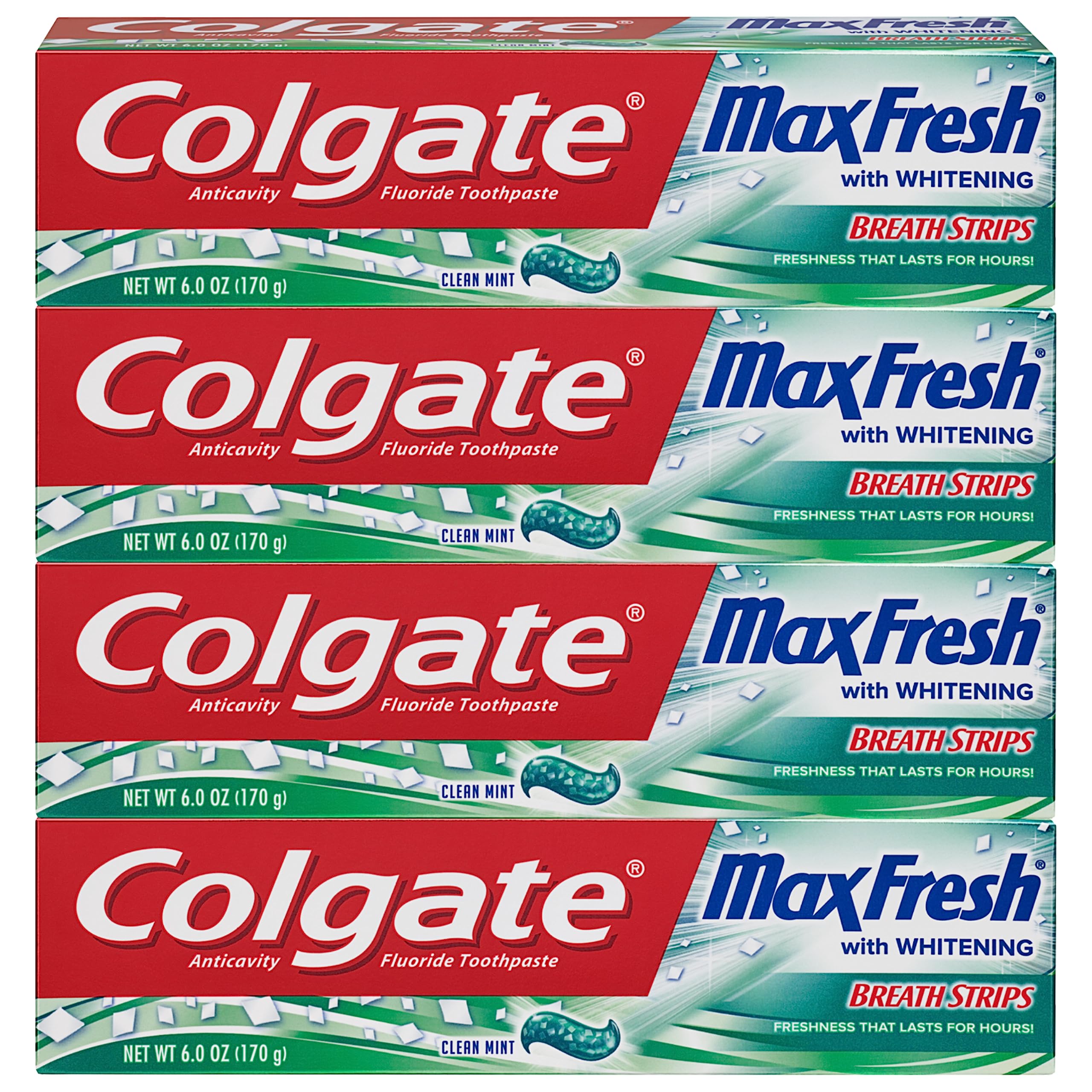Colgate Max Fresh pasta dental tiras aliento para frescura duradera