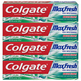 Colgate Max Fresh pasta dental tiras aliento para frescura duradera