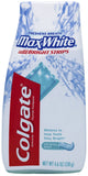 Colgate Max White: pasta de dientes menta cristal para blanqueado suave y aliento fresco.