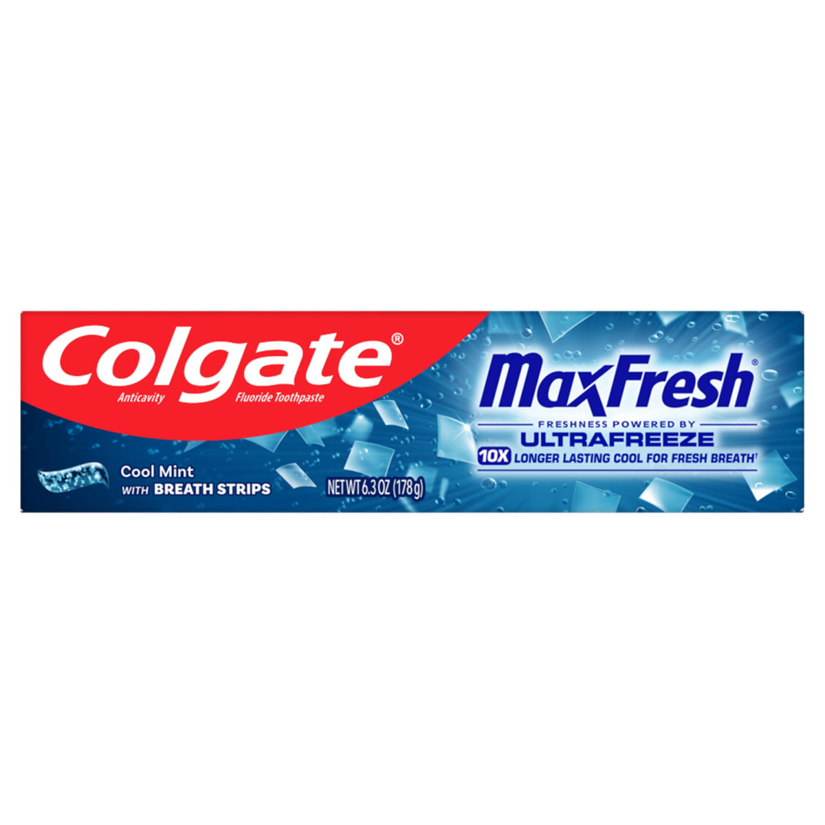 Colgate MaxFresh mentas frías en tubo para un cepillado refrescante