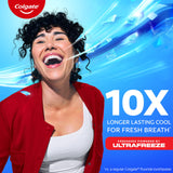 Colgate MaxFresh, mini tiras de aliento, frescura duradera.
