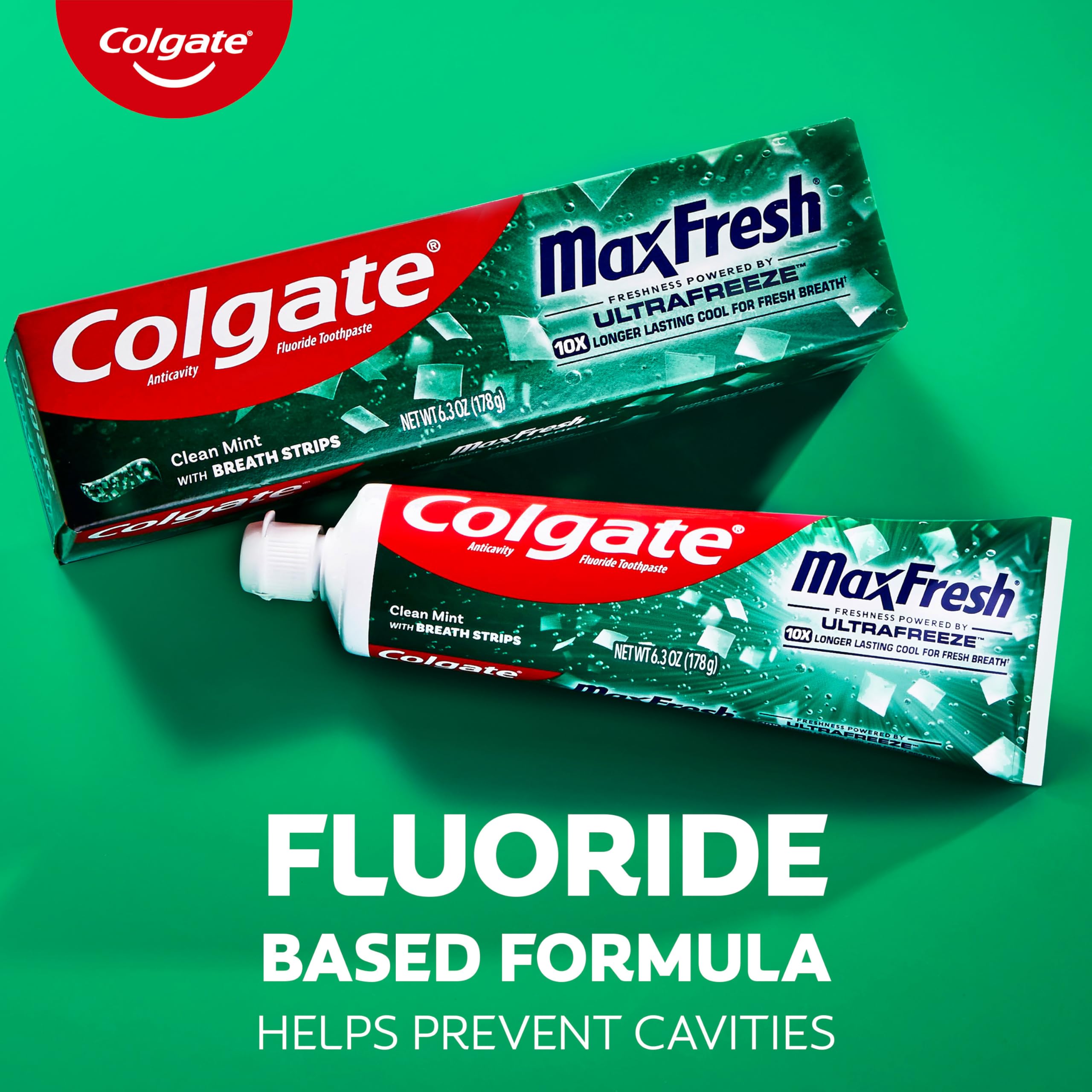 Colgate MaxFresh sabor menta limpia introduce una experiencia de cepillado.