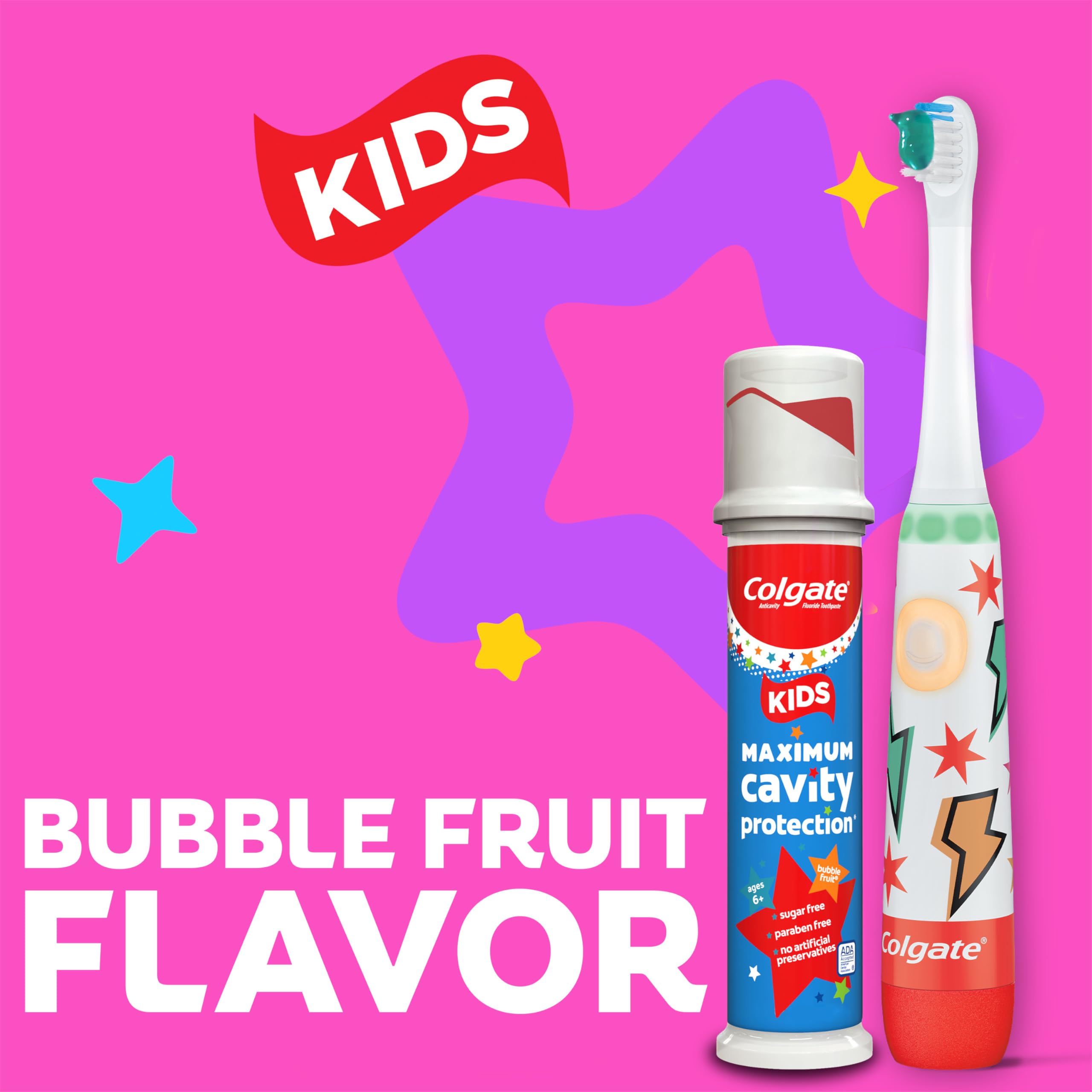 Colgate Kids, tubo dosificador facilita la aplicación y reduce desorden.