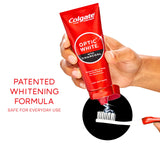 Colgate Optic White Charcoal: dentífrico sin azúcar y apto para esmalte