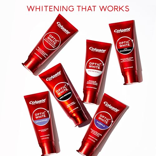 Colgate Optic White Stain Fighter, opción diaria vegana sin gluten y sin azúcar.