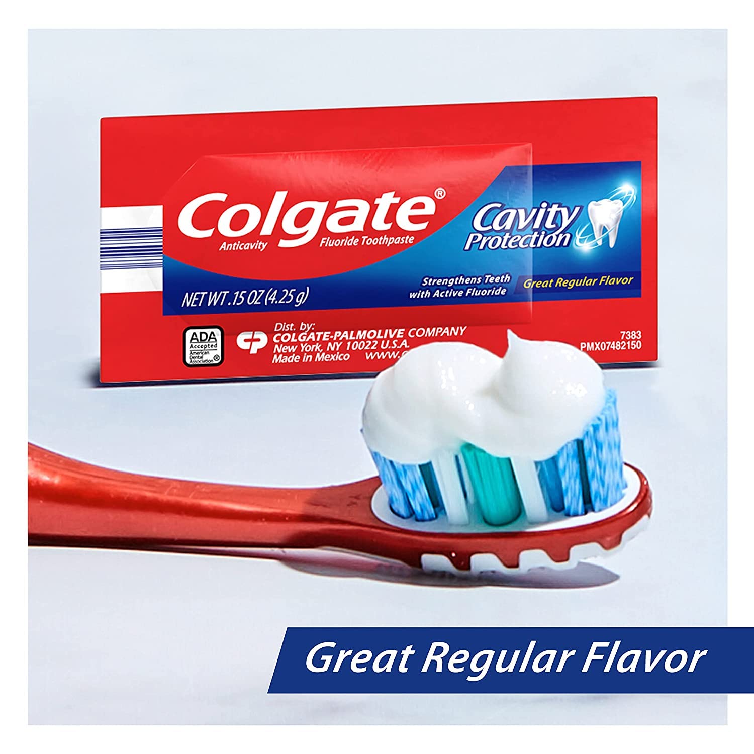 Colgate pasta anticaries en formato individual práctico para bolso
