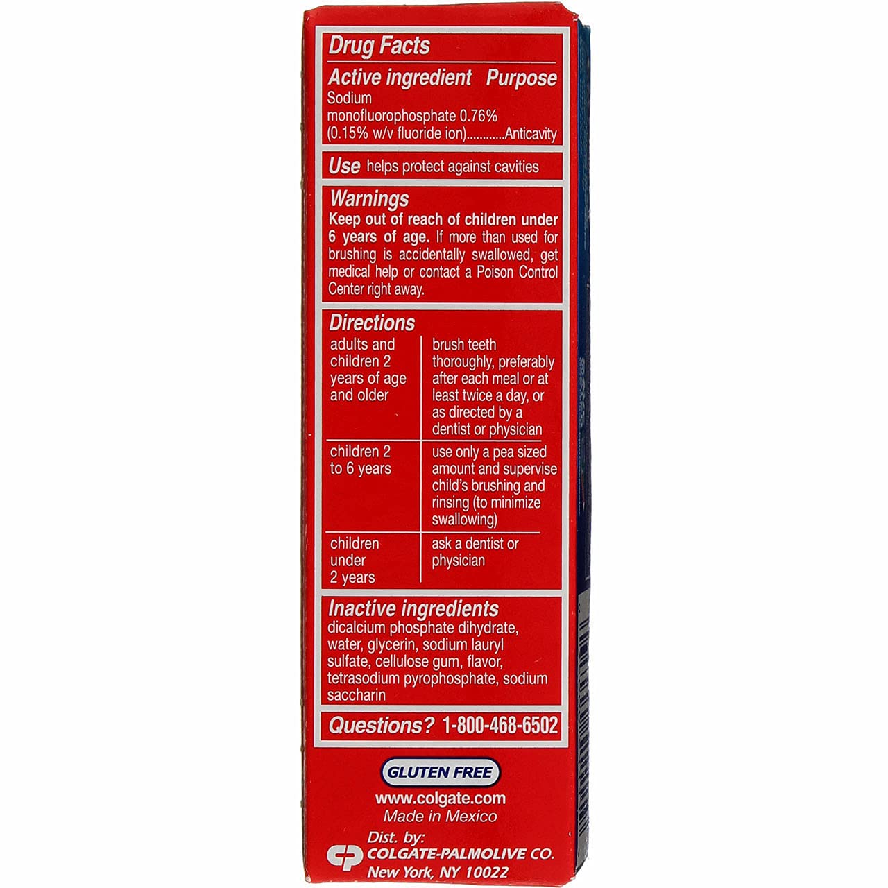 Colgate fórmula fluoruro para fortalecimiento diario de los dientes