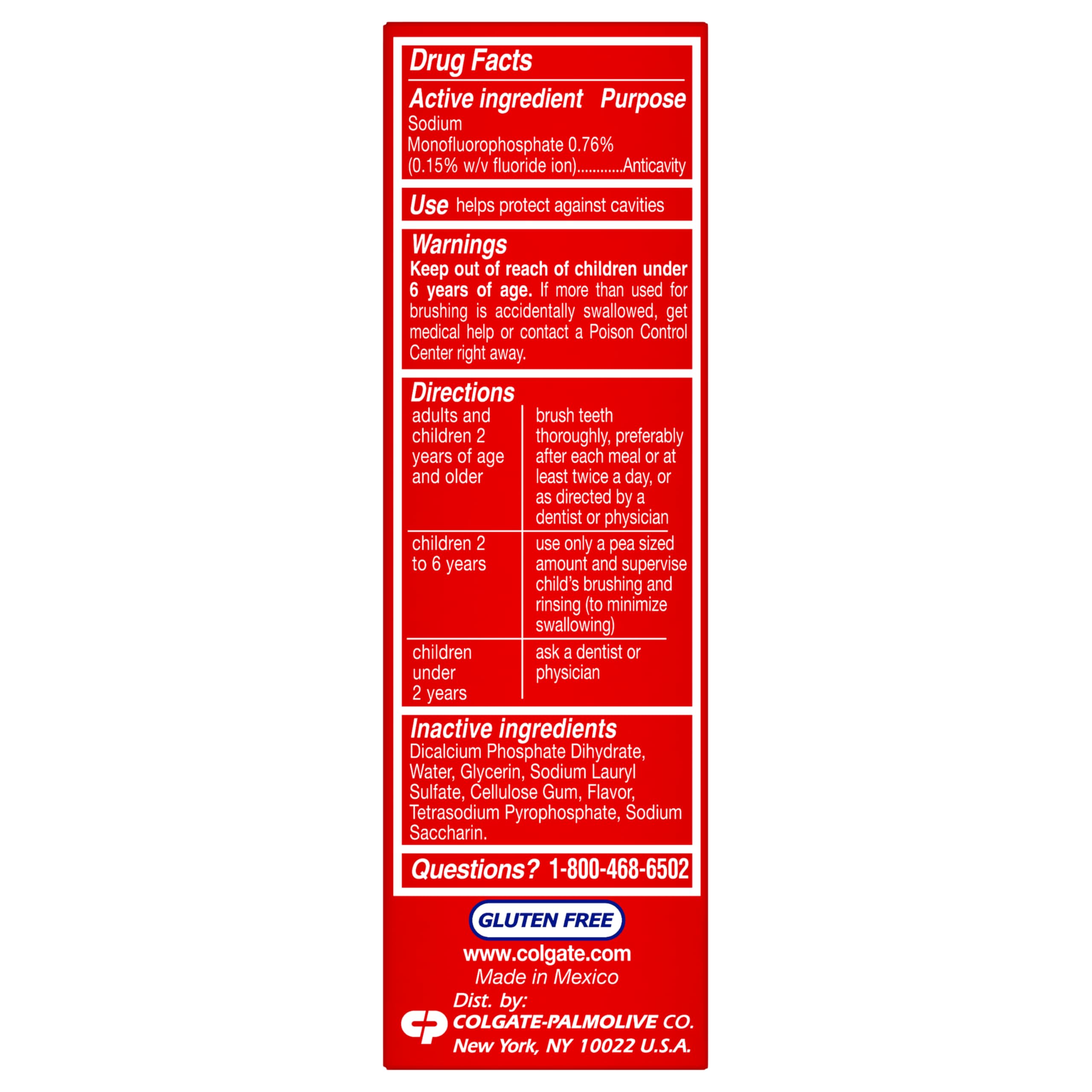 Colgate Cavity Protection en empaque de 24 tubos, menta fresca para cuidado diario.