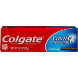 Colgate protege contra caries con fluoruro en formato de viaje de 1oz