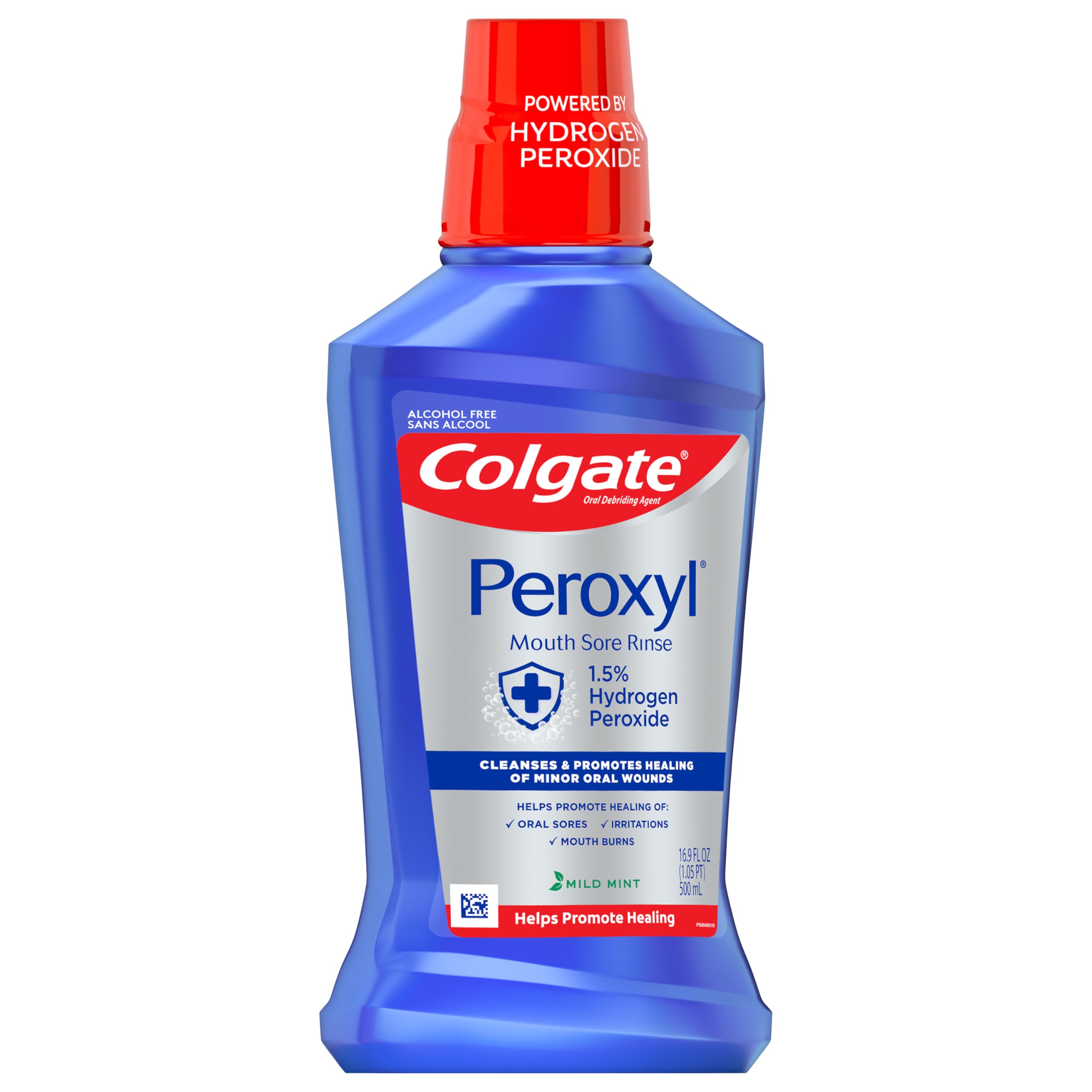 Colgate Peroxyl enjuague-oxigenante: acción limpia suave para la boca.