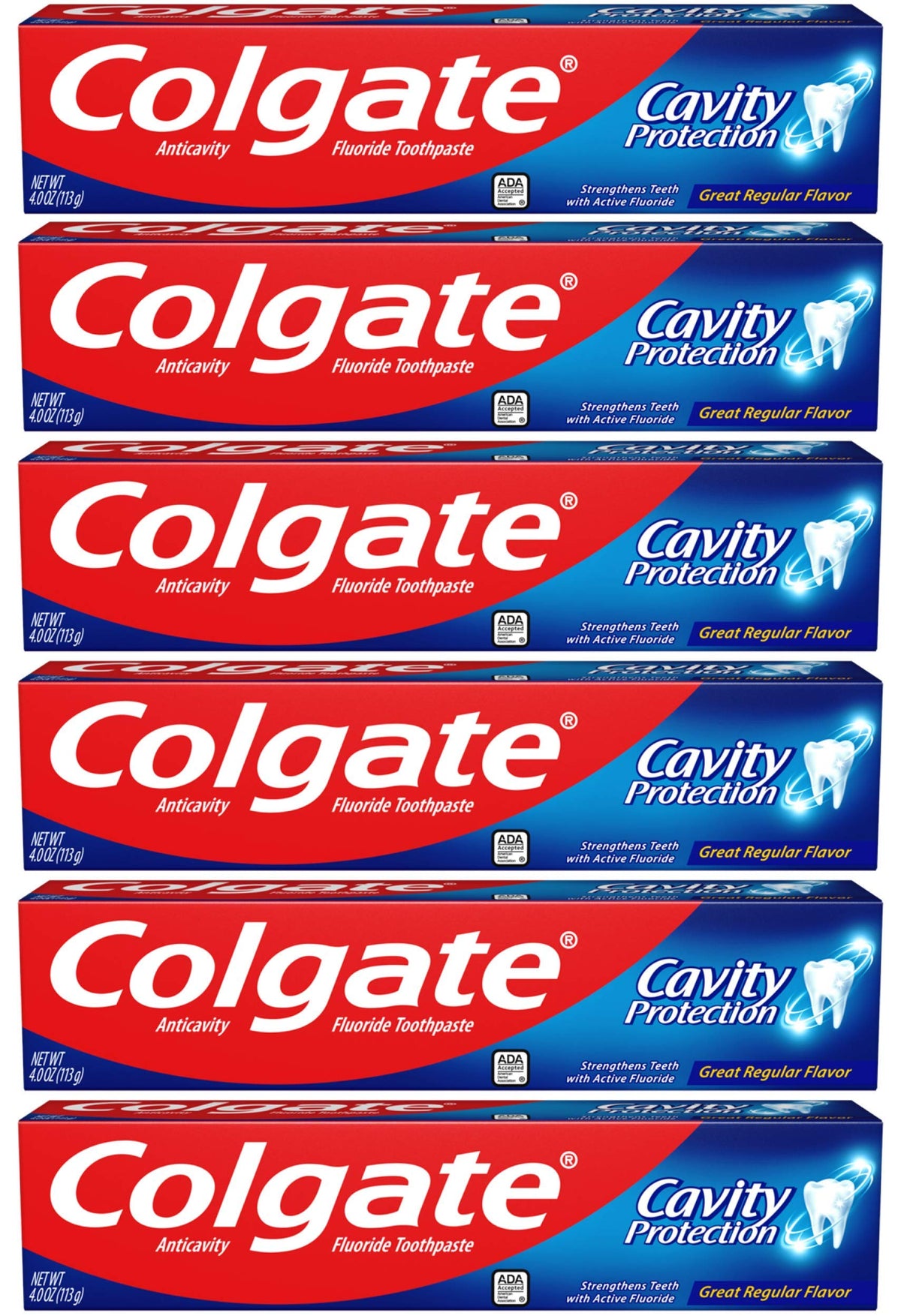 Colgate proteccion caries fluoruro en tubo para uso diario y frescura.