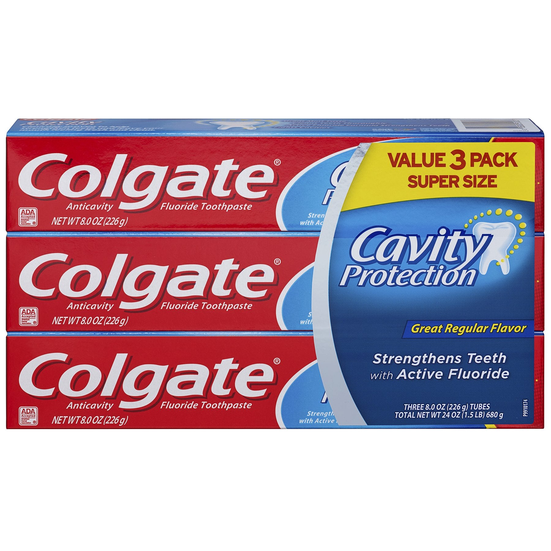 Colgate Protección contra caries en tubo para uso diario.