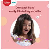 Colgate Sirena punto de dosificación para medir la pasta correctamente.