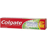 Detalle del empaque de Colgate Sparkling White.