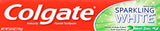 Colgate Sparkling White: espuma en el cepillo para una limpieza fresca con menta.