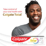 Colgate Total Prevención Activa Clean Mint, tubo de pasta, fórmula clínicamente probada para combatir bacterias.
