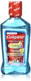 Colgate Total Advanced Pro-Sheild Peppermint Blast, botella 2 oz para aliento fresco durante el día.