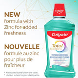 Colgate Total Advanced Pro-Shield enjuague bucal, anti placa, frasco compacto.