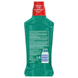 Colgate Total Advanced Pro-Shield enjuague bucal menta, frasco, reduce placa notablemente.