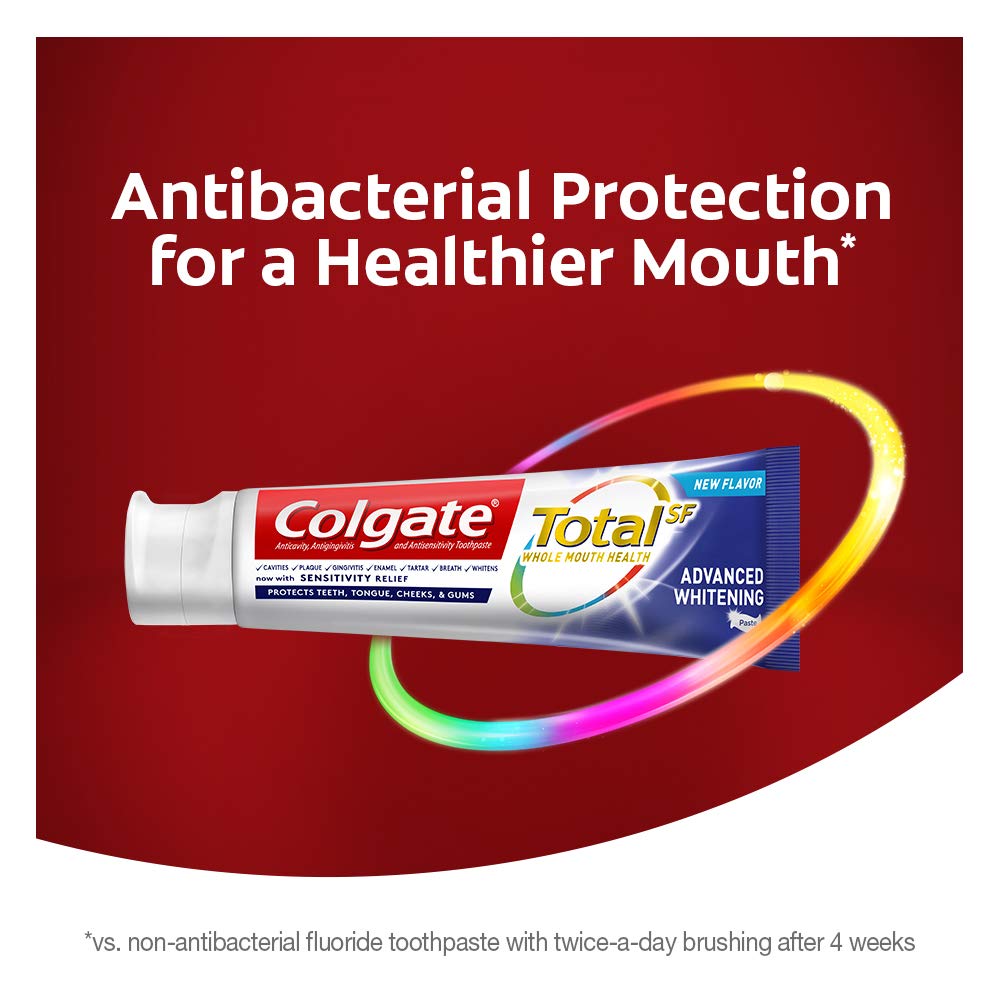 Colgate Total Advanced Whitening, cepillado en acción para sonrisa limpia