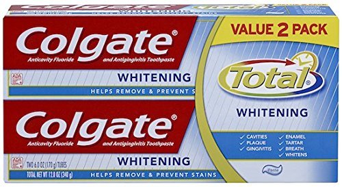 Colgate Total Blanqueadora, tubo 2 listo para combatir manchas diarias