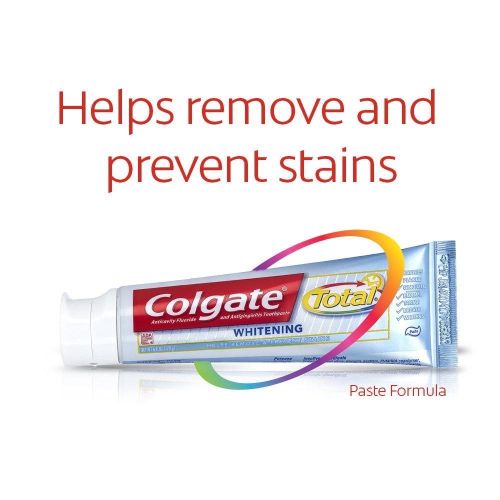 Colgate Total Blanqueadora, tubo 5 para protección anticaries durante el día