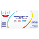 Colgate Total Whitening, empaque visible, diseño práctico para familias.