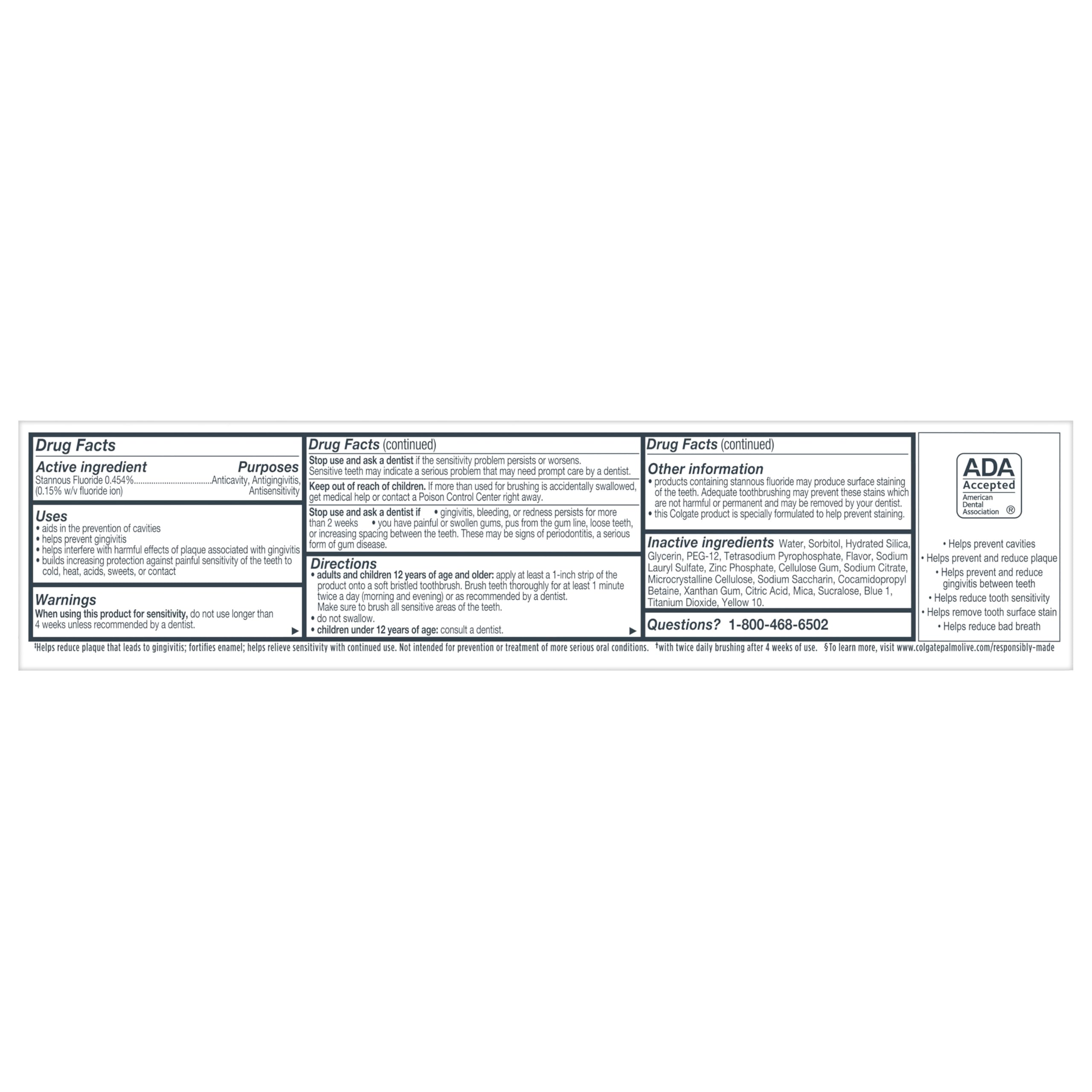 Colgate Total Brillo Dental, blanqueamiento suave para dientes