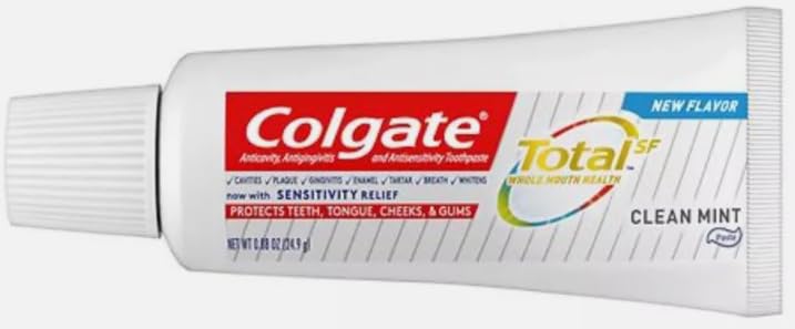 Colgate Total Clean Mint 4-pack tubos: uso suave cada día.