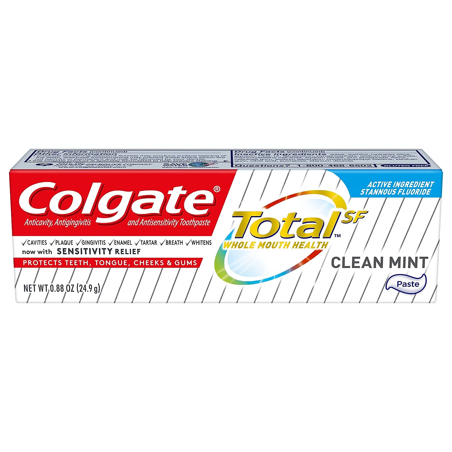 Colgate Total Clean MNT para dientes frescos y limpieza diaria.