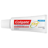 Colgate Total Clean MNT elimina manchas superficiales para sonrisa más clara.