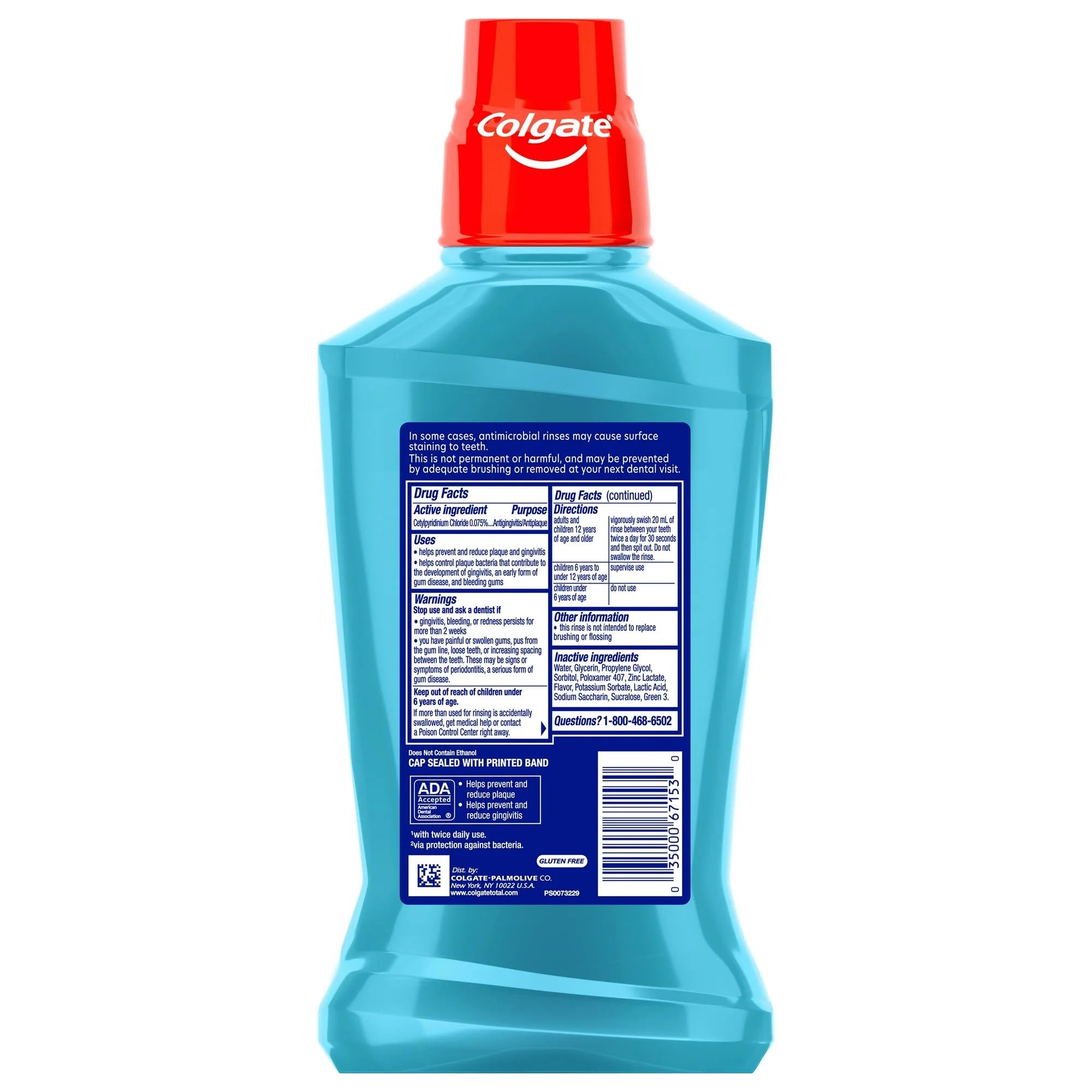 Colgate Total para Encías, uso diario para encías saludables y limpieza bucal completa.