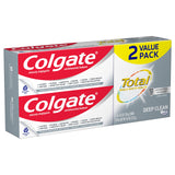 Colgate Total lengua encías cuidado suave para frescura duradera.