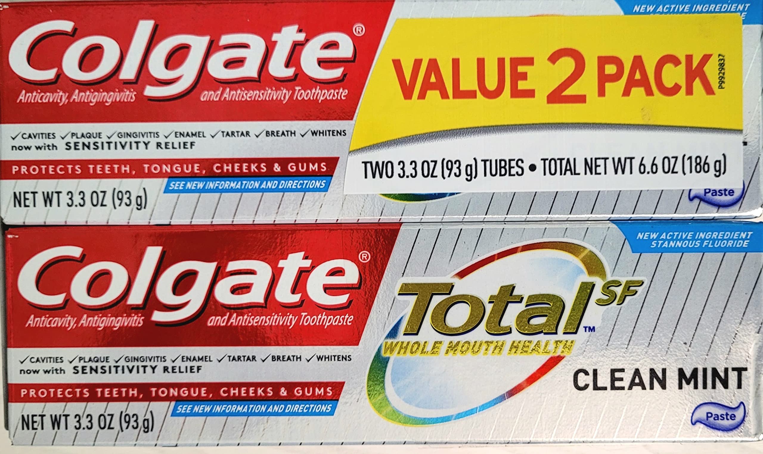 Colgate Total en empaque, mejora la limpieza bucal diaria.