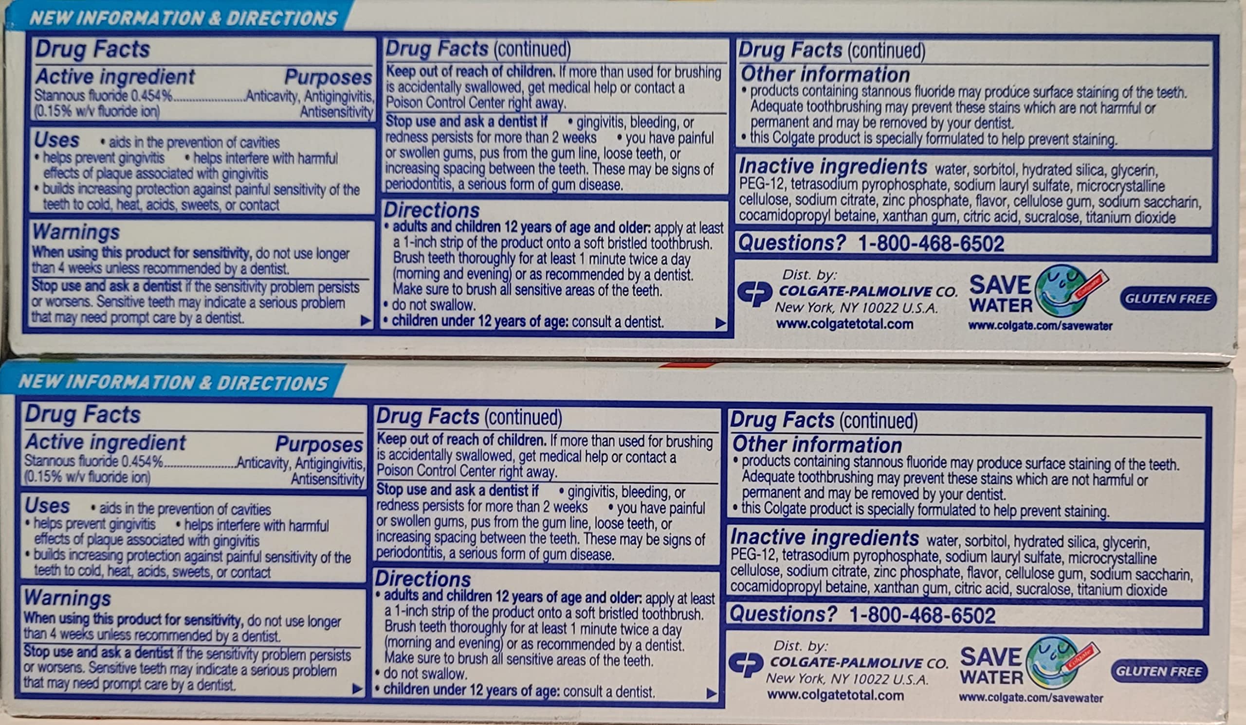 Colgate Total en tubo, higiene bucal y aliento fresco.
