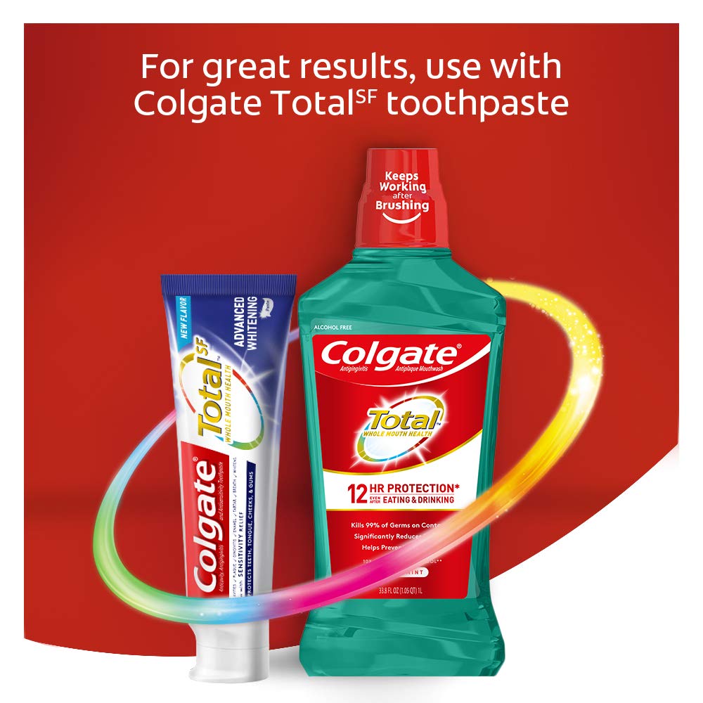 Colgate Total Pro-Shield: uso diario para aliento fresco.
