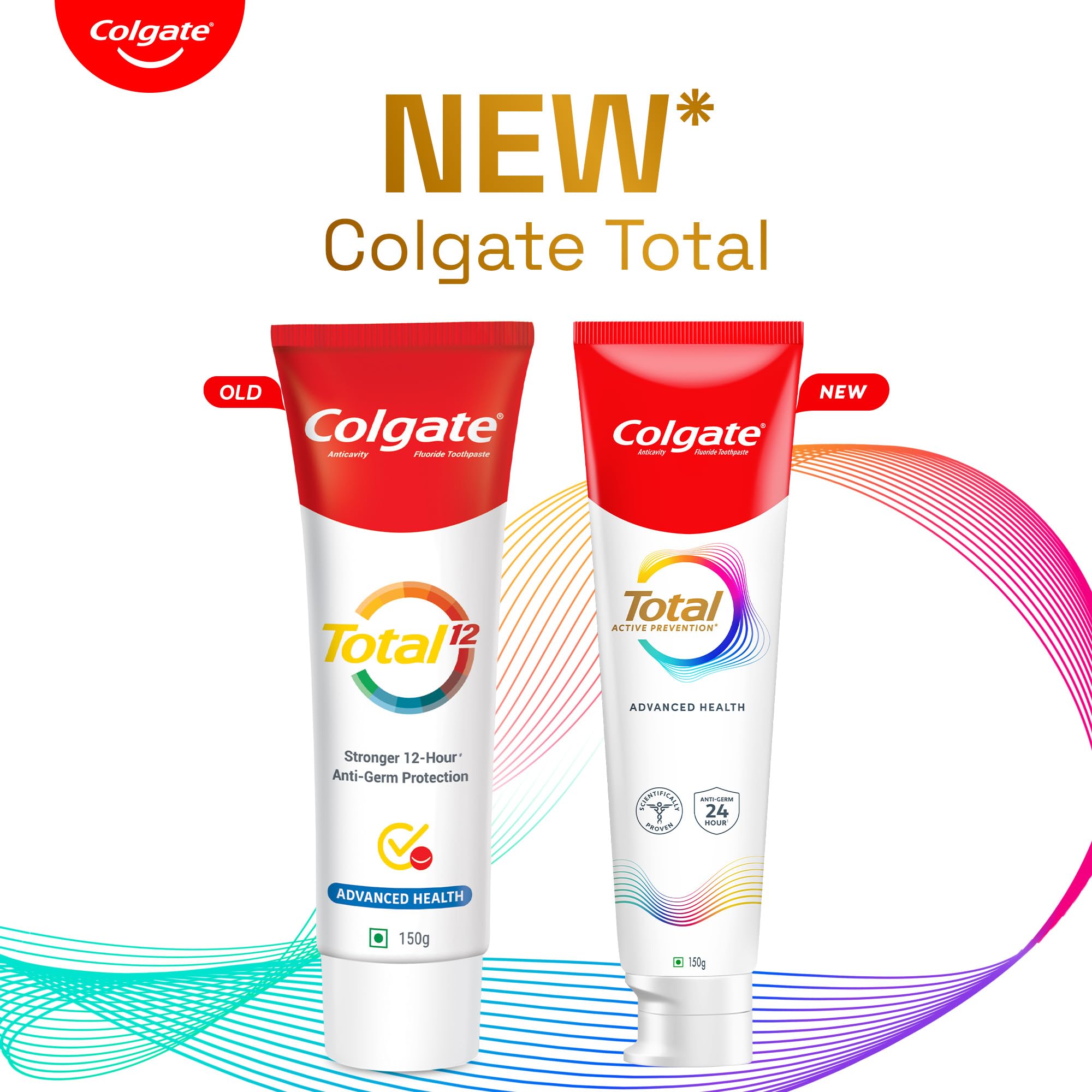 Colgate Total-tecnologia-zinc-arginina, barrera antimicrobiana para dientes y encías