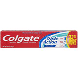 Colgate Triple Acción pasta dental, paquete de 6, limpieza profunda para dientes